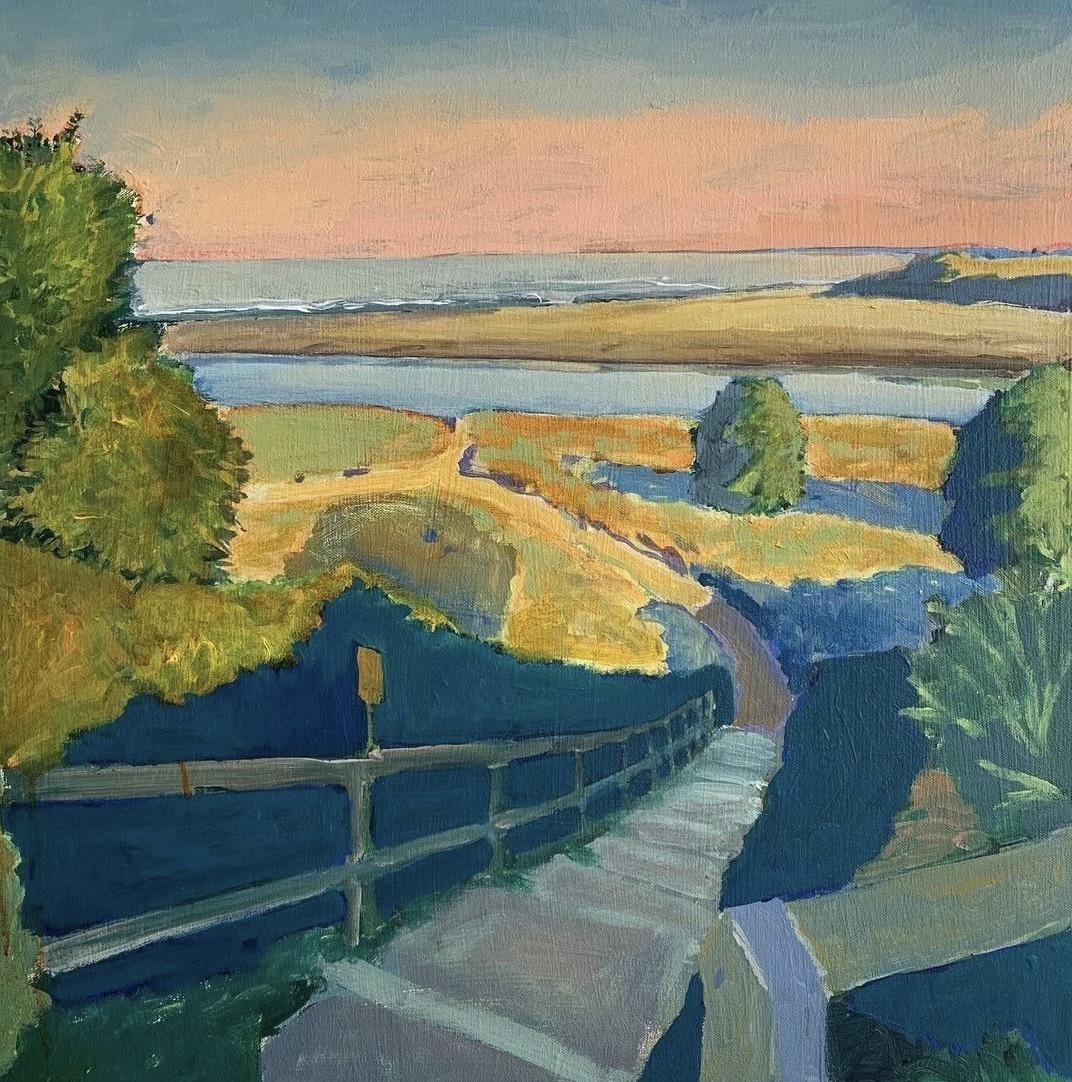 Steps Down Onto The Beach, Alnmouth The Old School Gallery