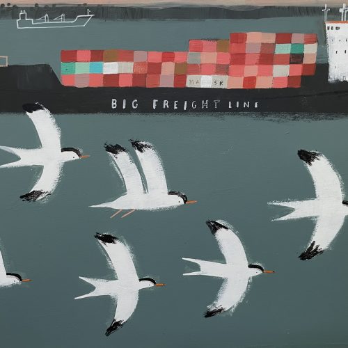 Terns Overlooking The Liner